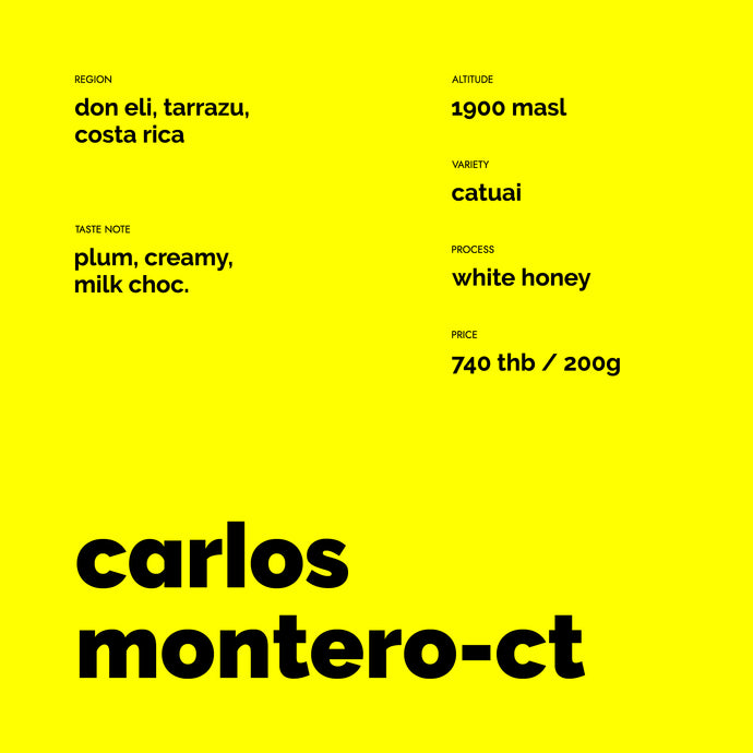Costa Rica - Carlos Montero ,Catuai